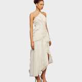 Ema - Long Dress with Ruffles