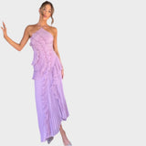 Ema - Long Dress with Ruffles