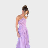 Ema - Long Dress with Ruffles