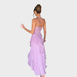 Ema - Long Dress with Ruffles