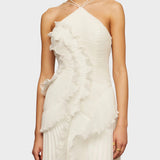 Ema - Long Dress with Ruffles