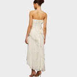 Ema - Long Dress with Ruffles