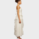 Ema - Long Dress with Ruffles