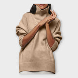 High Neck Knit Sweater