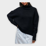 High Neck Knit Sweater
