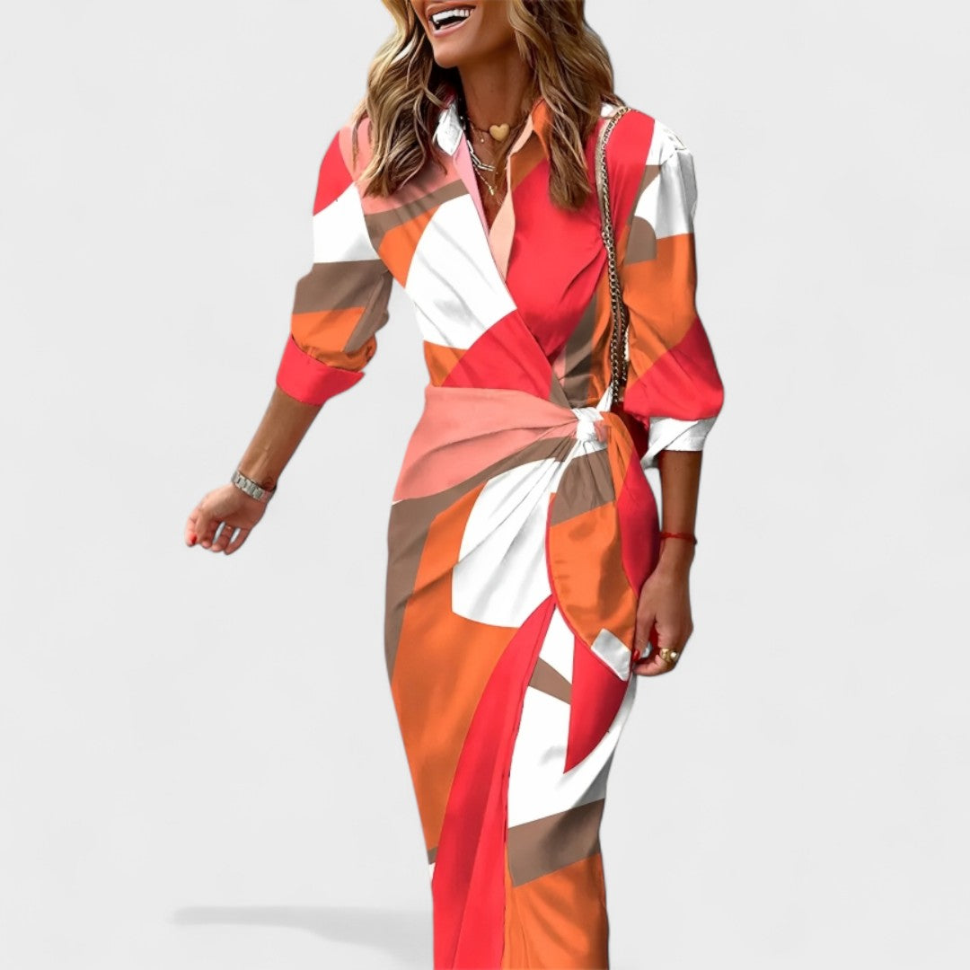 Matea - Long Colorful Dress