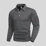 Efraim | Polo shirt with structured material and pockets in sleeves