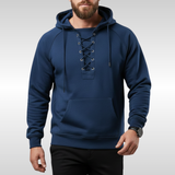 HARRICK HOODED JACKET WITH LACING | ROBUST WARMTH AND STYLE