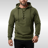 HARRICK HOODED JACKET WITH LACING | ROBUST WARMTH AND STYLE