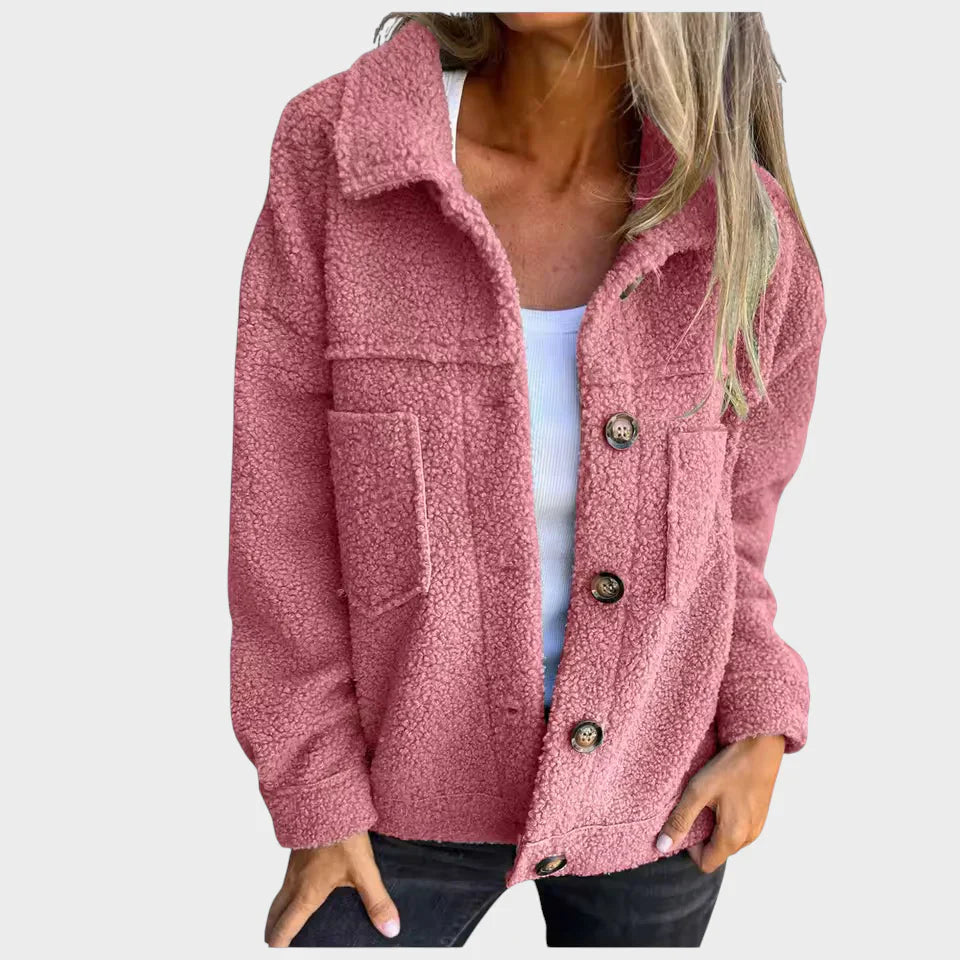 Eva - soft fleece jacket with buttons