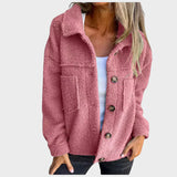 Eva - soft fleece jacket with buttons