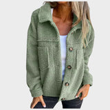 Eva - soft fleece jacket with buttons