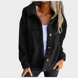 Eva - soft fleece jacket with buttons