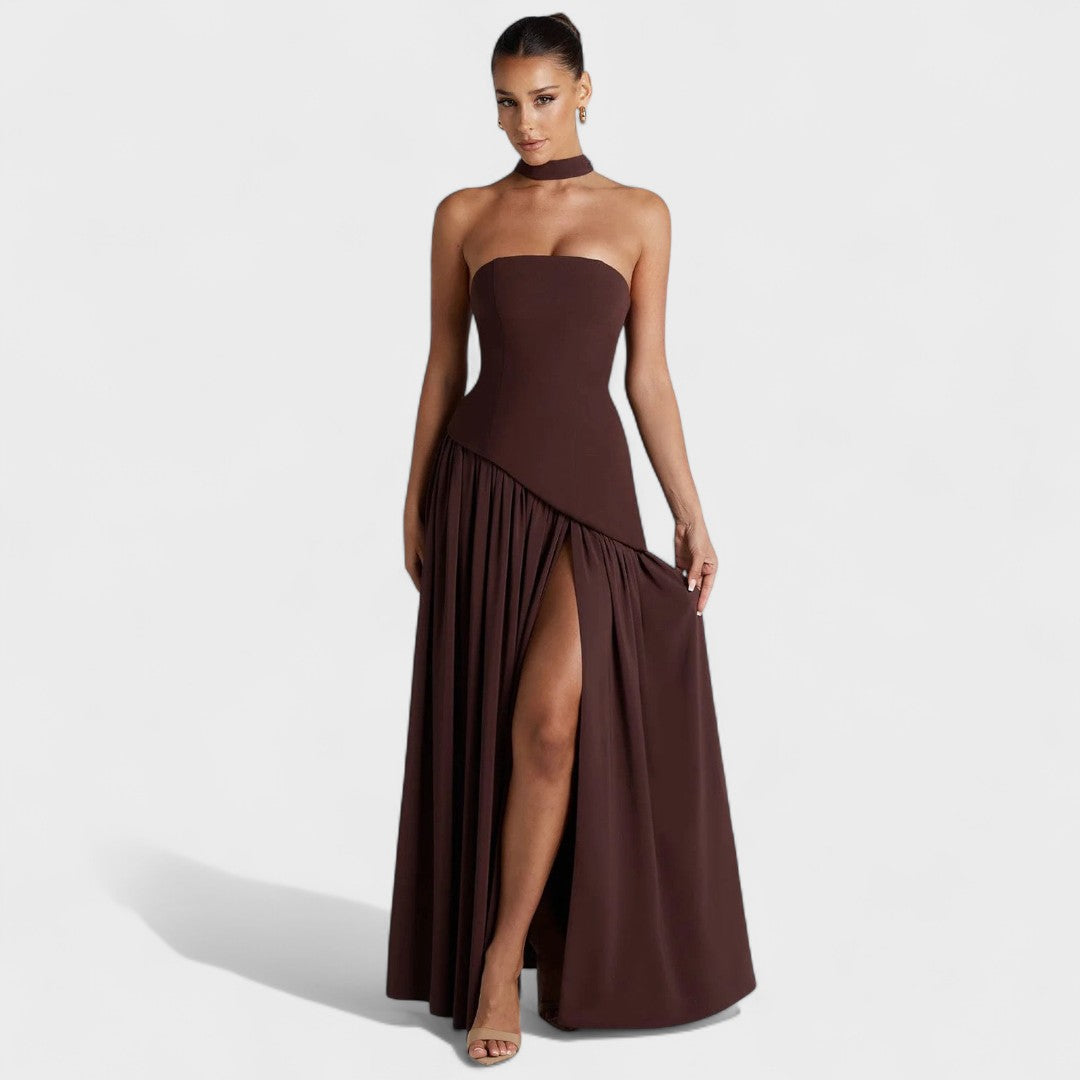 Hana - Elegant Long Dress with Sophisticated Cut