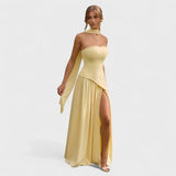 Hana - Elegant Long Dress with Sophisticated Cut