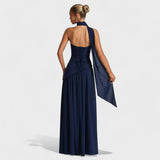 Hana - Elegant Long Dress with Sophisticated Cut