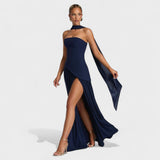 Hana - Elegant Long Dress with Sophisticated Cut