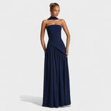 Hana - Elegant Long Dress with Sophisticated Cut