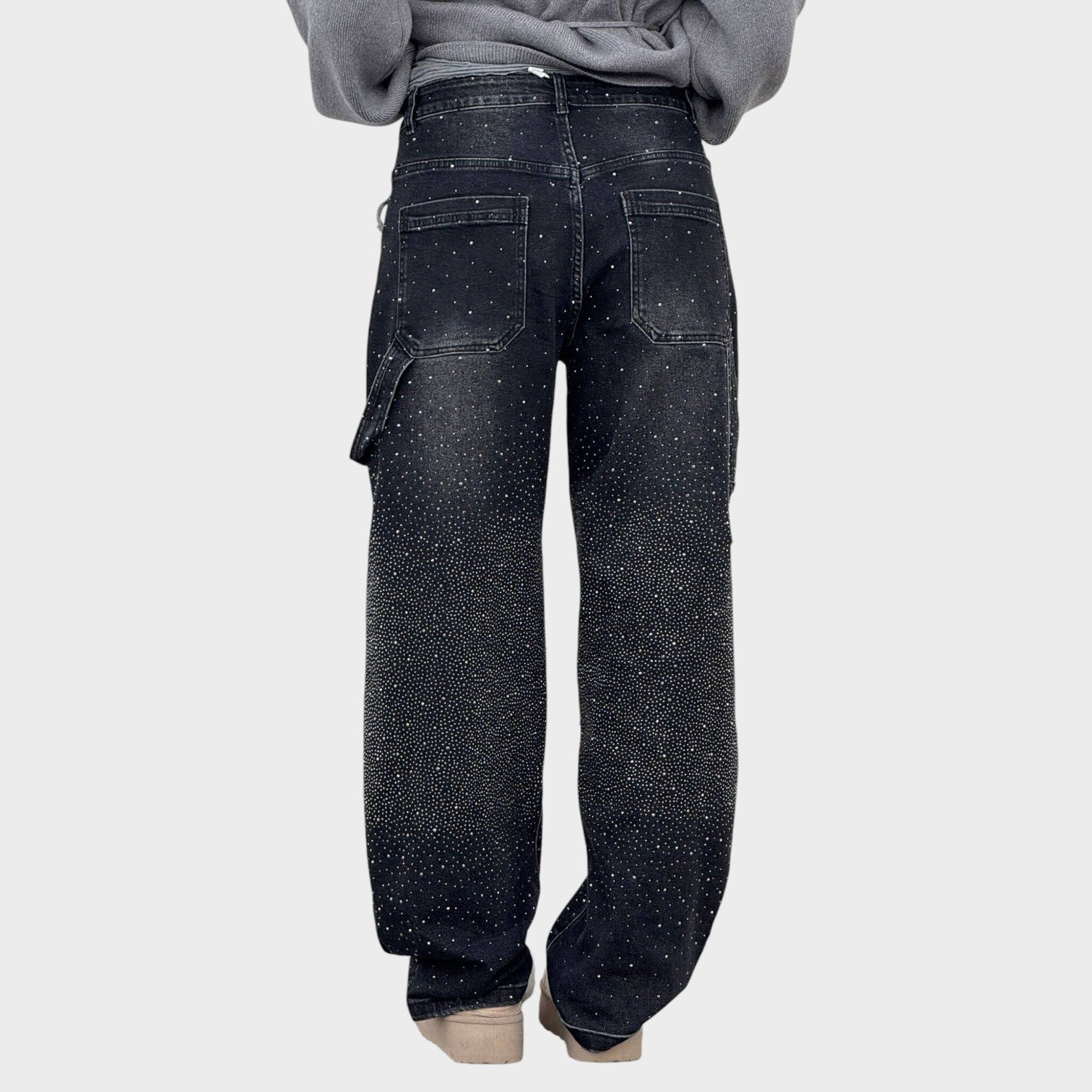 Valerie – wide jeans with a gentle shine