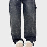 Valerie – wide jeans with a gentle shine