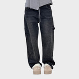 Valerie – wide jeans with a gentle shine