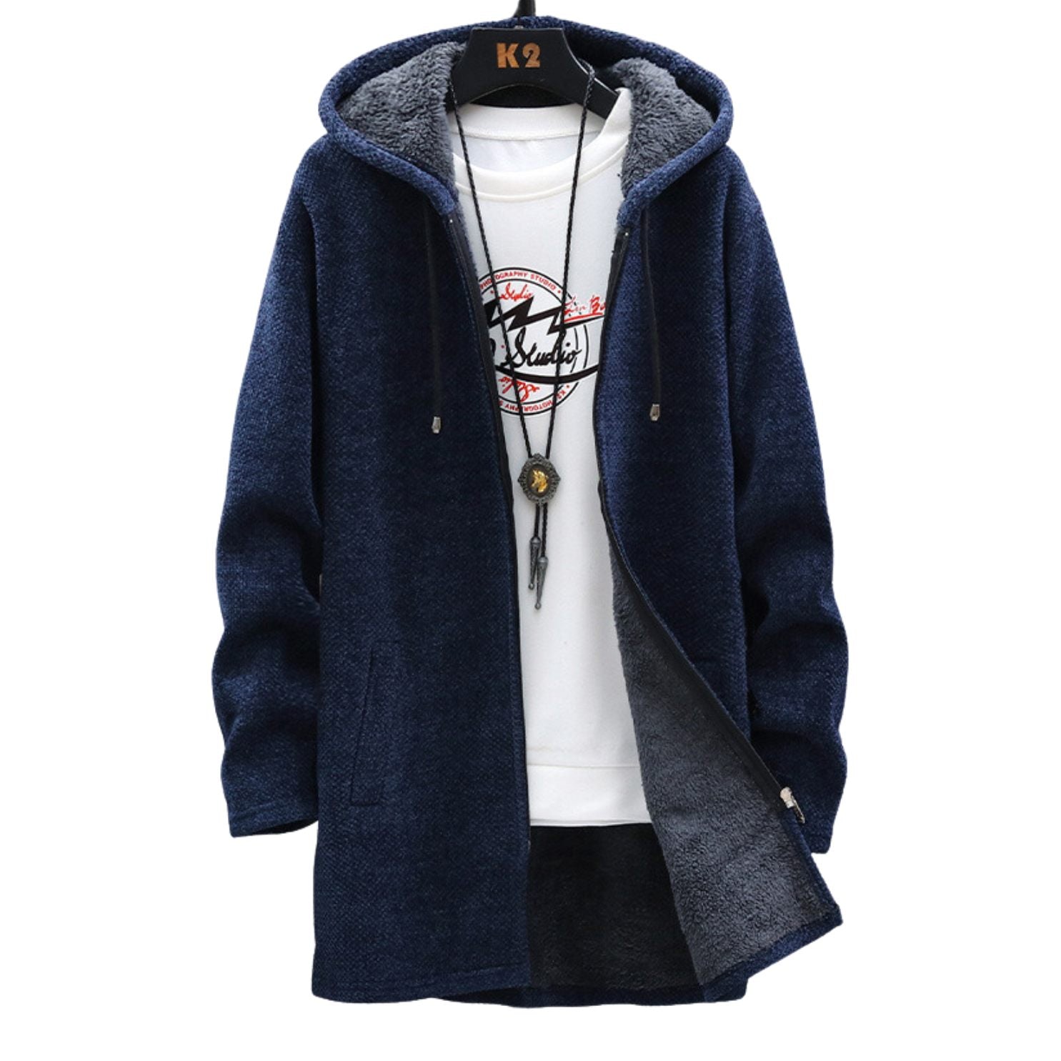 Ena – Chic zip cardigan