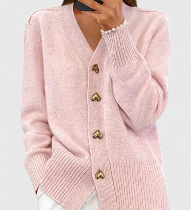 Elegant – Knitted Jacket with Buttons