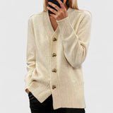 Elegant – Knitted Jacket with Buttons