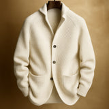 SILVARO - Textured Knitted Cardigan