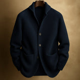 SILVARO - Textured Knitted Cardigan
