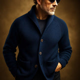 SILVARO - Textured Knitted Cardigan