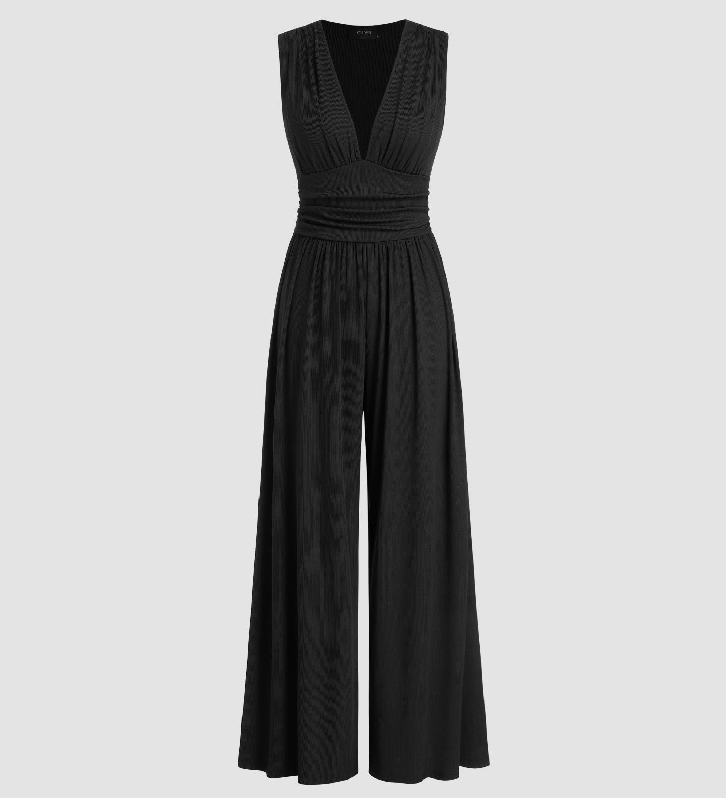 CHARITY – chic sleeveless jumpsuit with wide legs