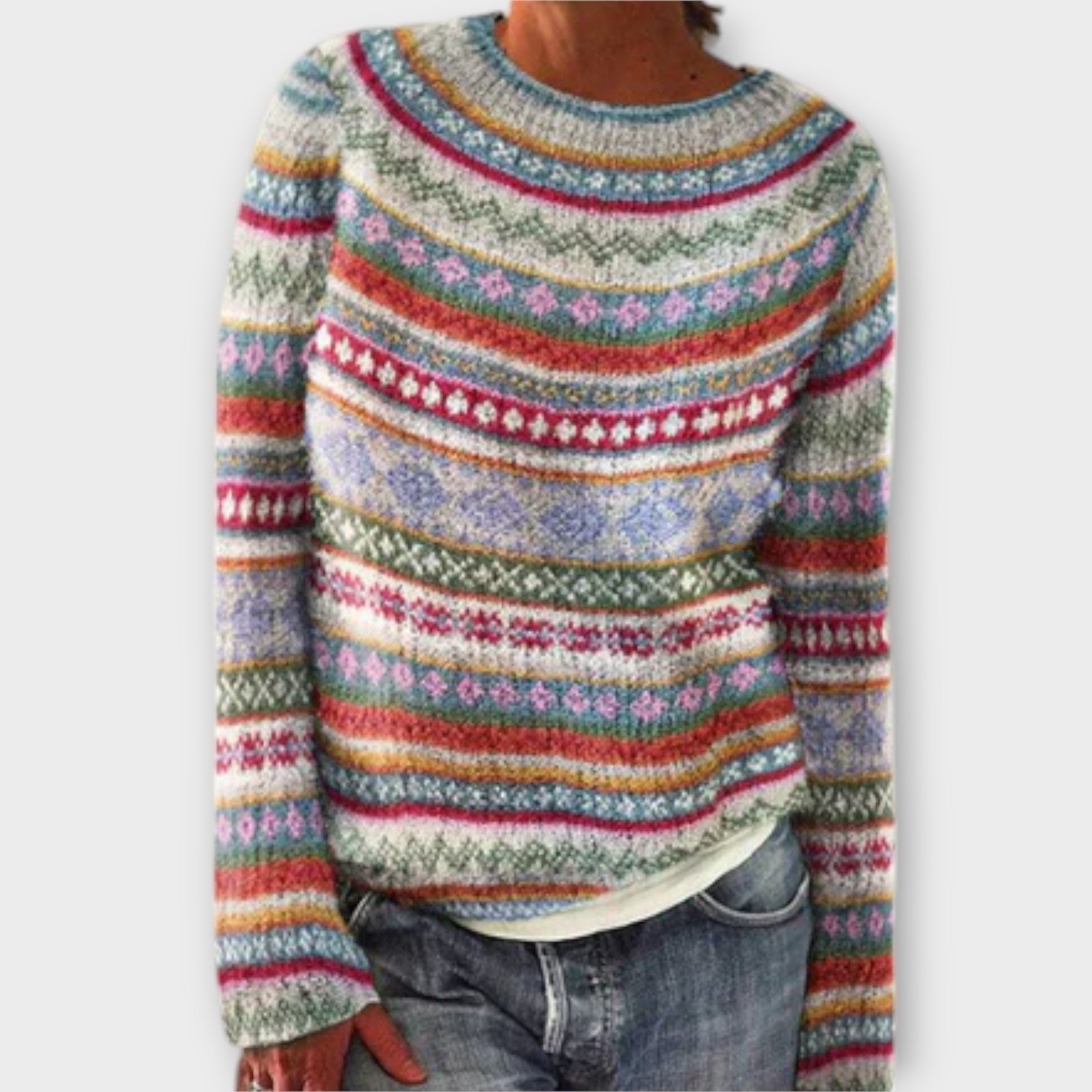 Suzu - Vintage Knitted Women's Sweater