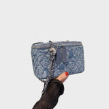 Ksenija - Denim Floral Tote Bag