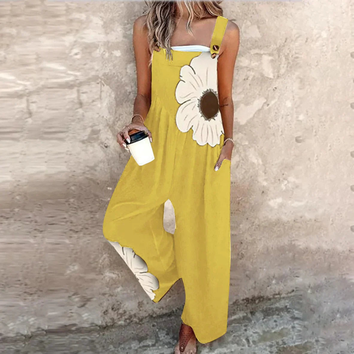 Comfortable Printed Jumpsuit