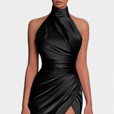 Symone - Dramatic Dress with Side Slit