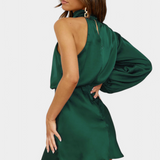 Mara - Mini dress with one-shoulder draping