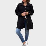Gaja - Oversized Coat with Long Sleeves