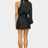 Mara - Mini dress with one-shoulder draping