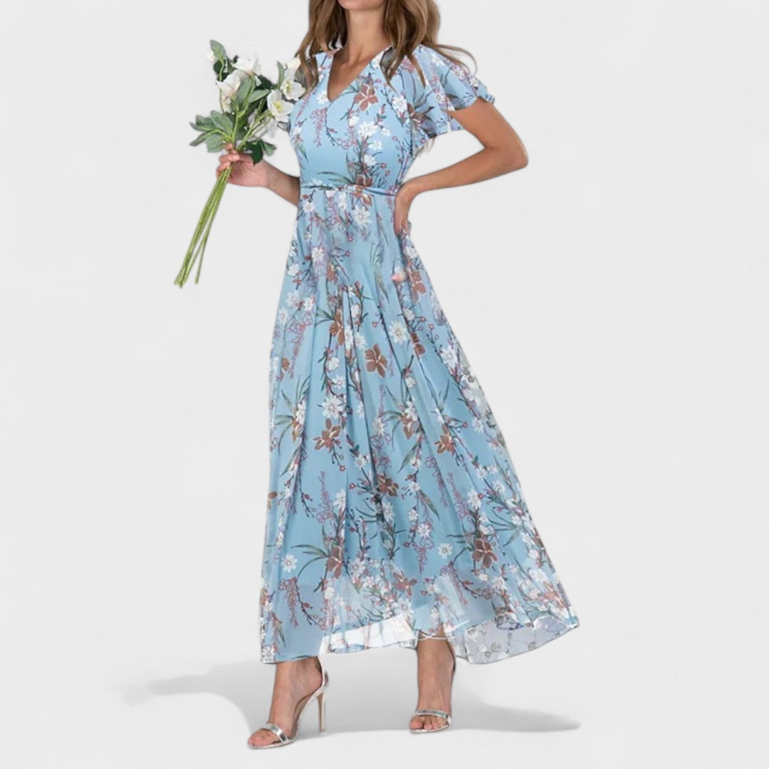 Mila - Elegant Long Dress in Luxurious Style