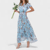 Mila - Elegant Long Dress in Luxurious Style