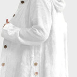Krista - Comfortable Velvet Jacket with Hood