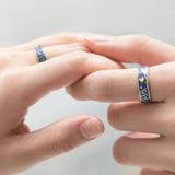 Starry Bond – Van Gogh Rings for Couples