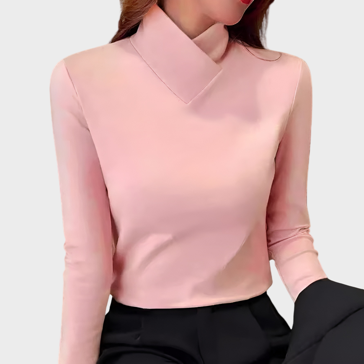 Adele - Elegant High Collar