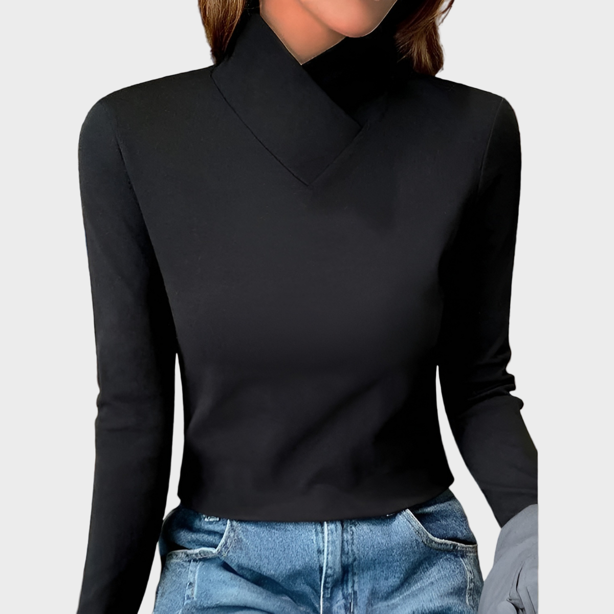 Adele - Elegant High Collar