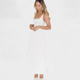 Maribel – Midi Dress with Square Neckline