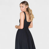 Maribel – Midi Dress with Square Neckline