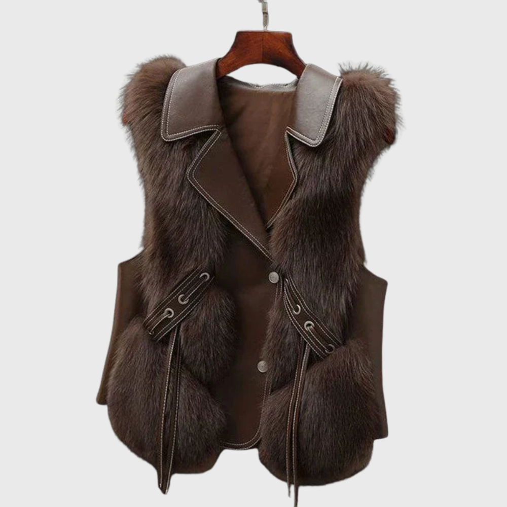 Tanja - Elegant Leather Vest