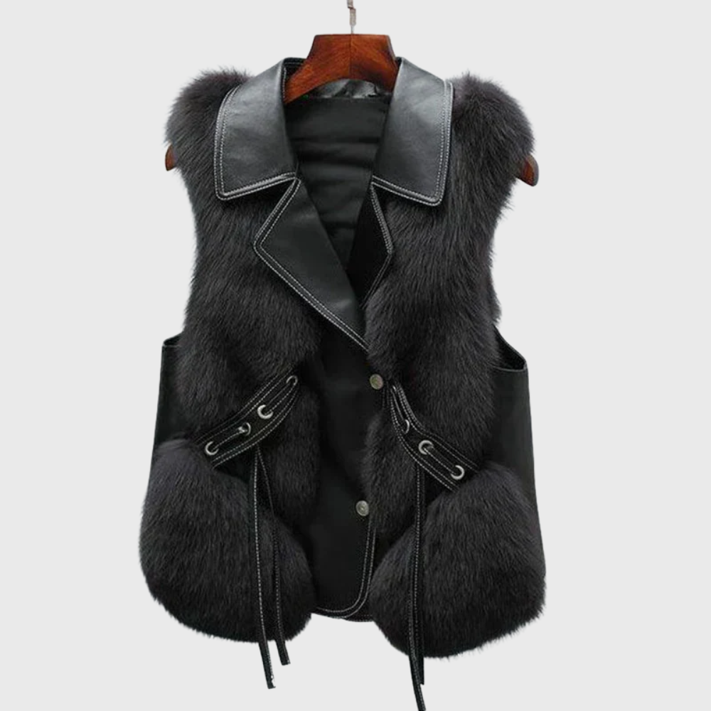 Tanja - Elegant Leather Vest