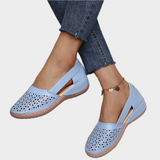 Anatomical Ballet Shoes with Cutouts and Strap